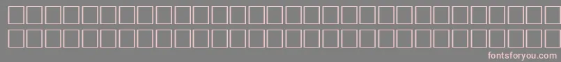Pikto5 Font – Pink Fonts on Gray Background