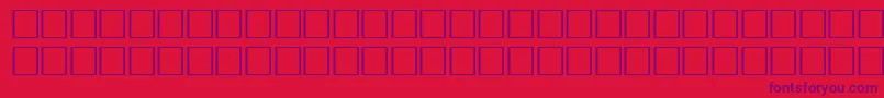 Pikto5 Font – Purple Fonts on Red Background