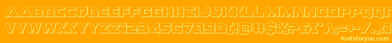 More about Libertyisland3D Font Libertyisland3D Font – Yellow Fonts on Orange Background