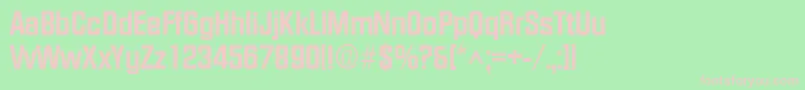 FacetextraboldRegular Font – Pink Fonts on Green Background