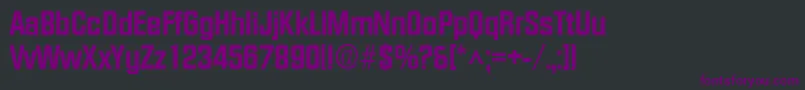 FacetextraboldRegular Font – Purple Fonts on Black Background