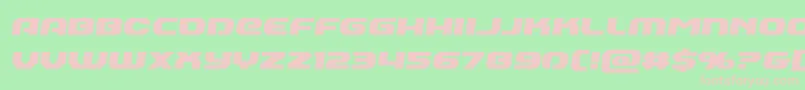 Annapolisemiital Font – Pink Fonts on Green Background