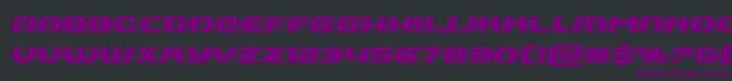 Annapolisemiital Font – Purple Fonts on Black Background