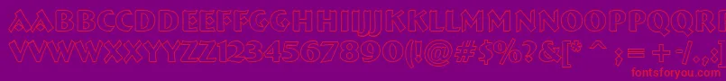 Подробнее о шрифте ABremenbldotl Шрифт ABremenbldotl – красные шрифты на фиолетовом фоне