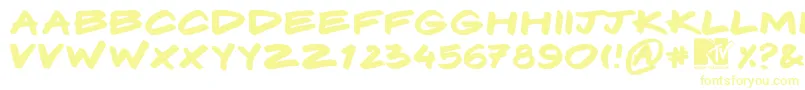 フォントKomix – 黄色のフォント