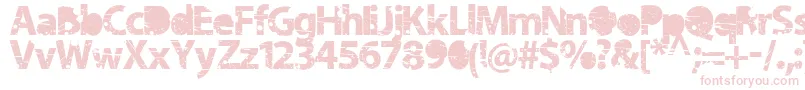 Tramyad Font – Pink Fonts on White Background