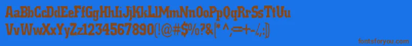 Lisätietoja Ratmanbane-fontista Ratmanbane-fontti – ruskeat fontit sinisellä taustalla