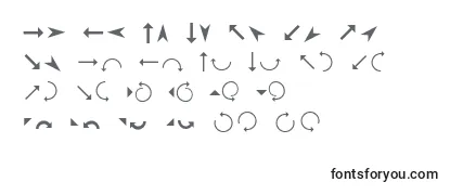 Шрифт Arrows