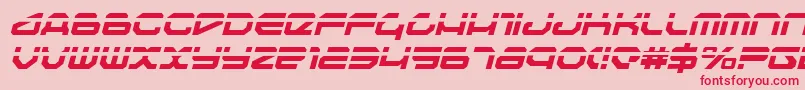 Travelerli Font – Red Fonts on Pink Background