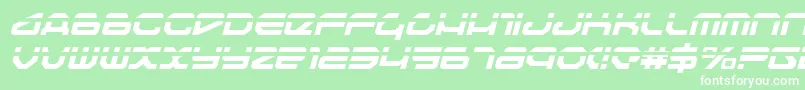 Travelerli Font – White Fonts on Green Background