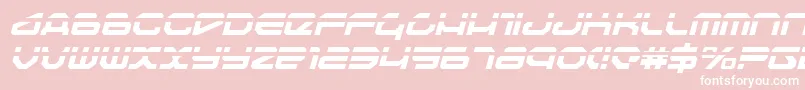 Travelerli Font – White Fonts on Pink Background