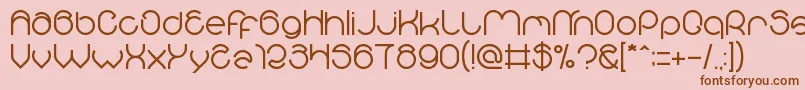 Alberto Font – Brown Fonts on Pink Background