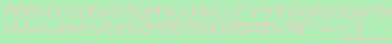 Alberto Font – Pink Fonts on Green Background