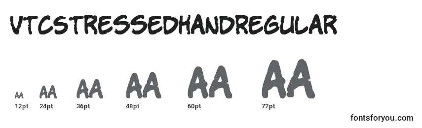 VtcStressedhandRegular Font Sizes