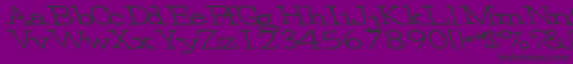 Eggbeater86Bold Font – Black Fonts on Purple Background