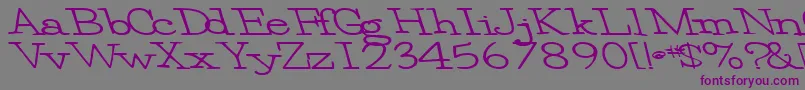 En savoir plus sur la police Eggbeater86Bold Police Eggbeater86Bold – polices violettes sur fond gris