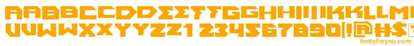 AncientGod Font – Orange Fonts on White Background