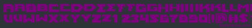 AncientGod Font – Purple Fonts on Black Background
