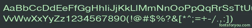 フォントPragmaticactt80v – 黒い背景に緑の文字