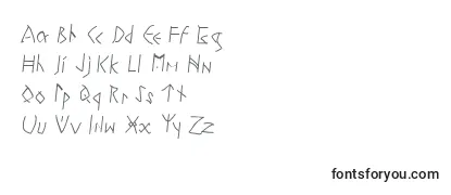 Przegląd czcionki Runeswritten