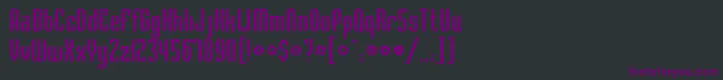 Шрифт Bedrockc – фиолетовые шрифты на чёрном фоне