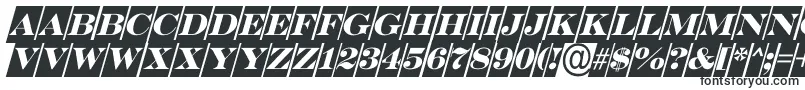 Шрифт SerifertitulcmoblRegular – сеточные шрифты