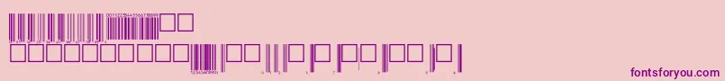 V200001 Font – Purple Fonts on Pink Background