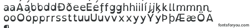 Fonte OpendyslexicRegular – fontes islandesas