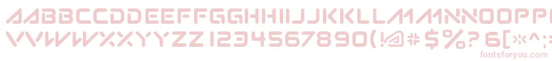 Subatomic.Tsoonami Font – Pink Fonts on White Background