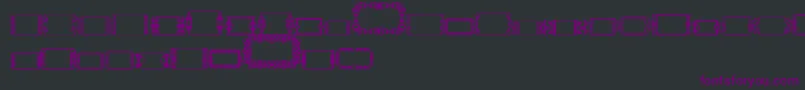 Шрифт SlButton2 – фиолетовые шрифты на чёрном фоне