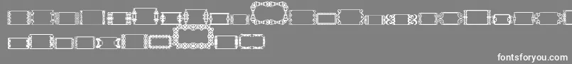Шрифт SlButton2 – белые шрифты на сером фоне