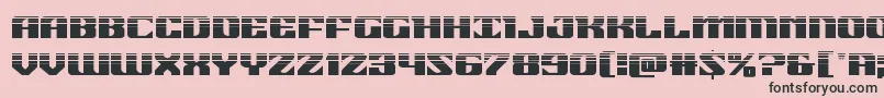 21gunsalutehalf Font – Black Fonts on Pink Background