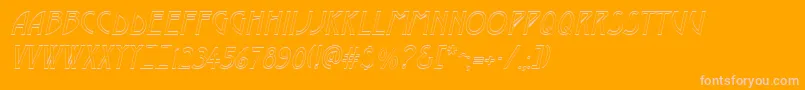More about DustineItalic Font DustineItalic Font – Pink Fonts on Orange Background