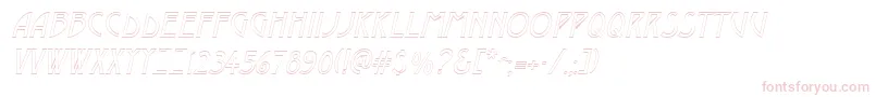 DustineItalic-fontti – vaaleanpunaiset fontit