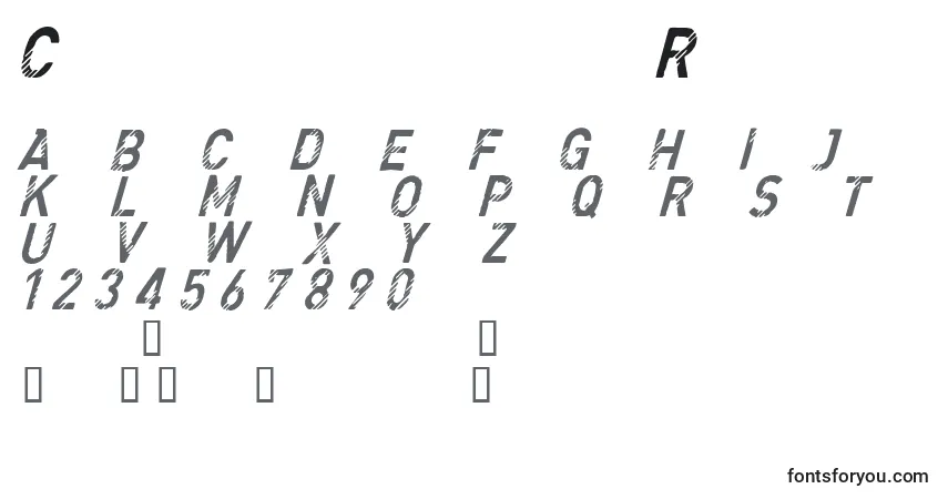 Fuente CfdenimjeansRegular - alfabeto, números, caracteres especiales