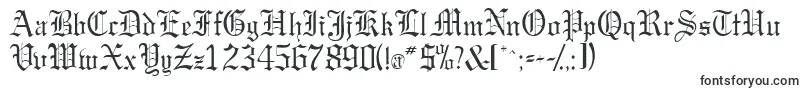 Шрифт Gargoylessk – шрифты для Adobe Muse