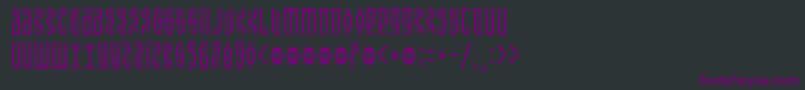 Tantrum Font – Purple Fonts on Black Background