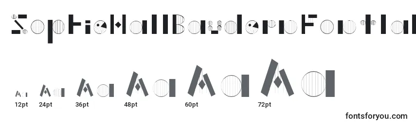 SophieHallBaudernFontlab Font Sizes