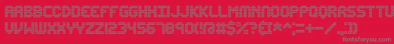 fuente EditUndoLineBrk – Fuentes Grises Sobre Fondo Rojo