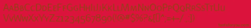 Подробнее о шрифте LatinairesCaps Шрифт LatinairesCaps – коричневые шрифты на красном фоне