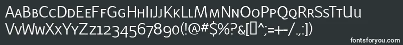 LatinairesCaps Font – White Fonts on Black Background