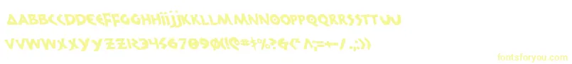300TrojansLeftalic-Schriftart – Gelbe Schriften