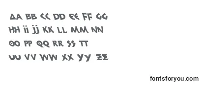 Review of the 300TrojansLeftalic Font