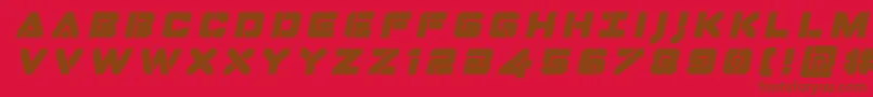 Подробнее о шрифте Dominojacktitleital Шрифт Dominojacktitleital – коричневые шрифты на красном фоне