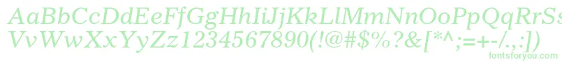 GazetteltstdItalic Font – Green Fonts