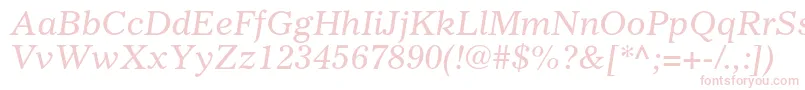 GazetteltstdItalic Font – Pink Fonts