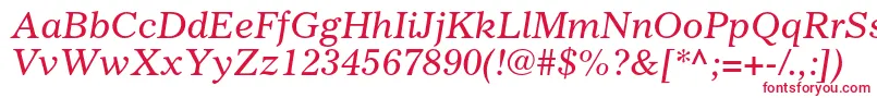 GazetteltstdItalic Font – Red Fonts