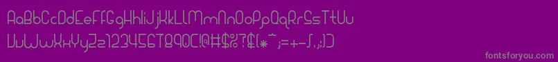 Giada Font – Gray Fonts on Purple Background