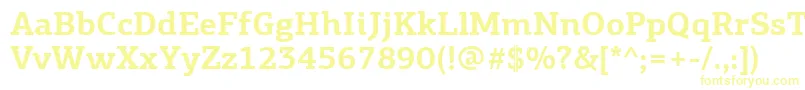 PfagoraslabproBold Font – Yellow Fonts