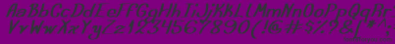 AusteraSimpleTfb Font – Black Fonts on Purple Background